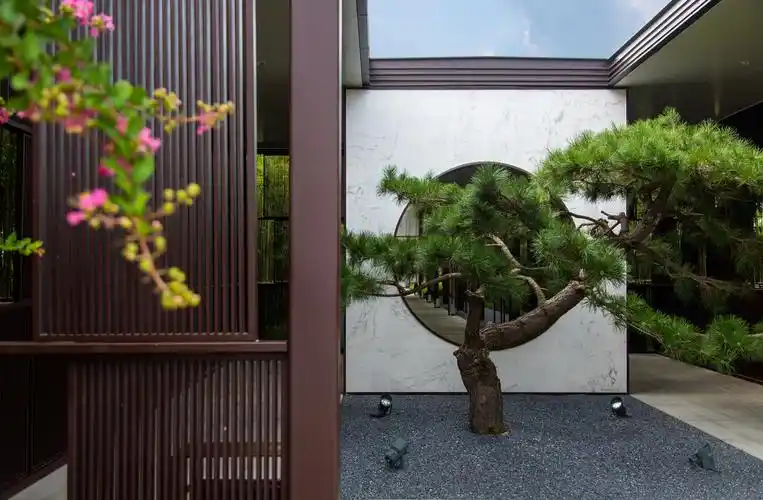 庭院装修:新中式风格庭院设计,古代与现代元素相结合,太好看了