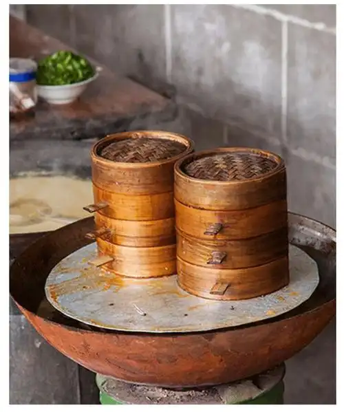 定制带手柄小蒸笼 竹笼屉小笼包汤包饺子竹蒸笼 万州格格蒸笼屉差价