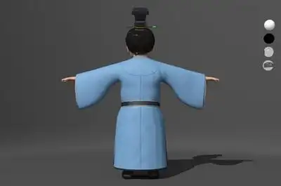 卡通人物 卡通男人 唐朝人物 公子哥 贵族 卡通官员 文官 古代路人