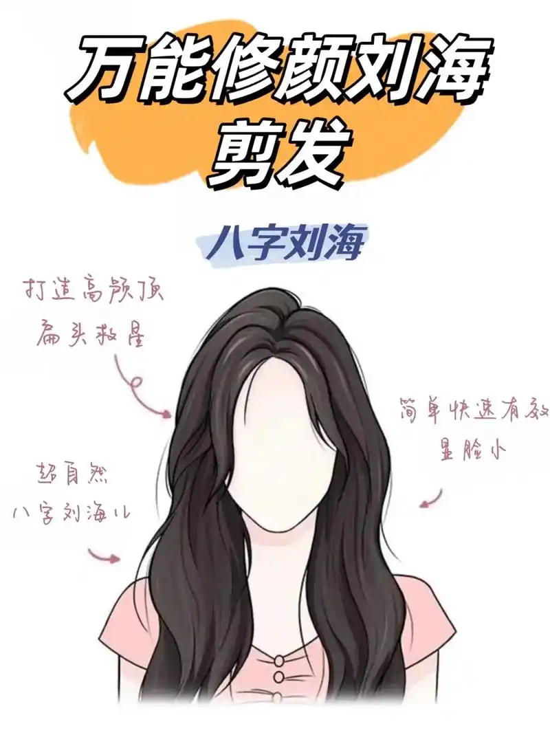 自留!在家也能剪保姆级八字刘海教程!