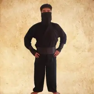 000人付款淘宝古装男女刺客杀手小偷黑衣人汉服蒙面侠客夜行侠衣服