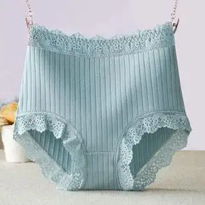 高腰内裤女纯棉大人无痕包臀抗菌舒适透气大码女士三角裤性感迷人