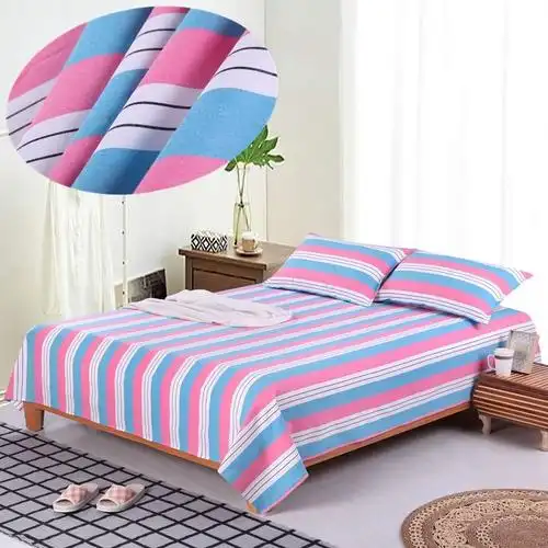 【清仓处理】老粗布床单三件套加厚夏季凉席单透气吸汗1.5m床