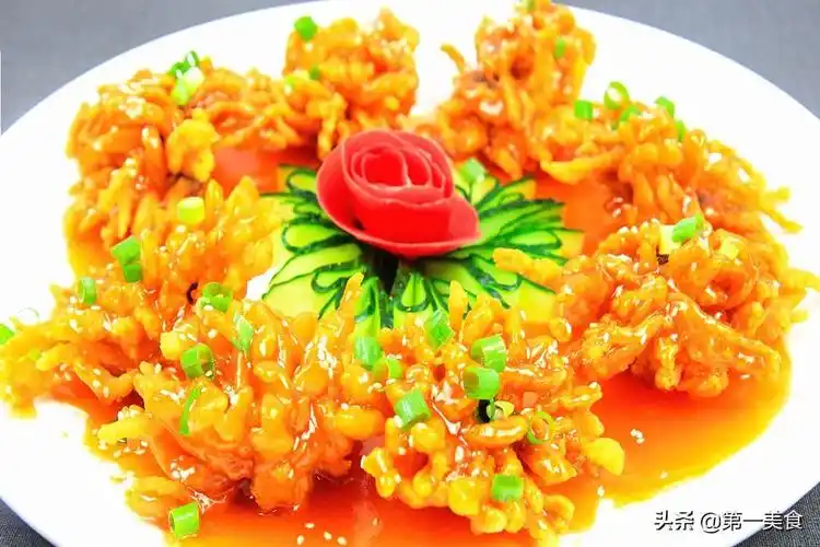 花开富贵菜怎么做,年夜菜花开富贵图片