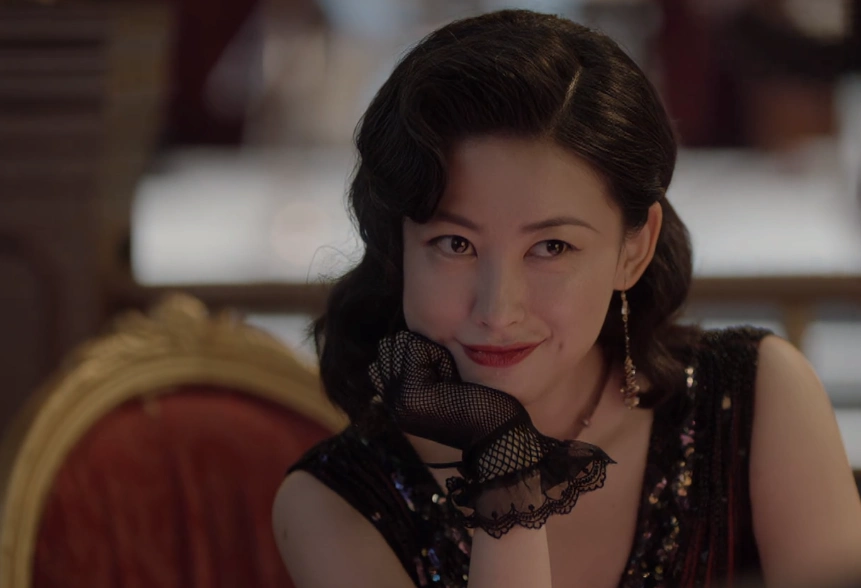 电视剧叛逆者蓝心洁扮演者朱珠旗袍剧照图片