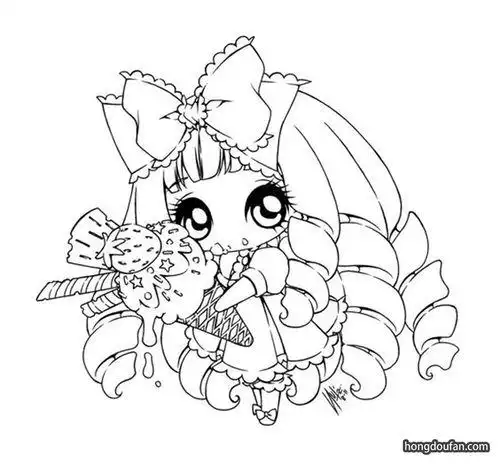 教你画简笔画草莓公主