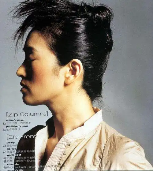 图文:巩俐另类写真--精致侧面