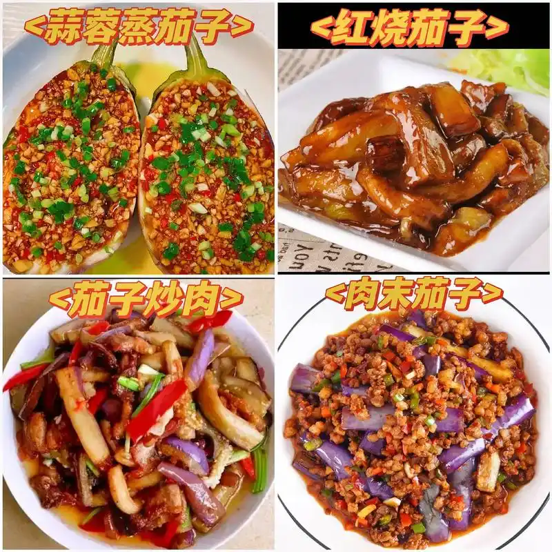 茄子食谱大全:经典家常菜,绝对的下饭神器.～简单易学又好吃, - 抖音