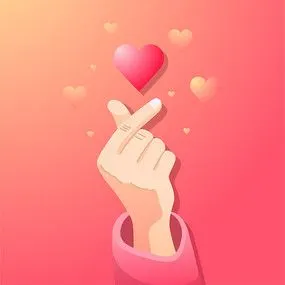 手绘各种手势相关素材