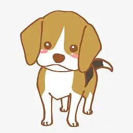 可怜汪汪的小狗