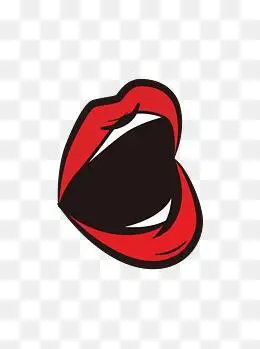 动漫咬唇简笔画