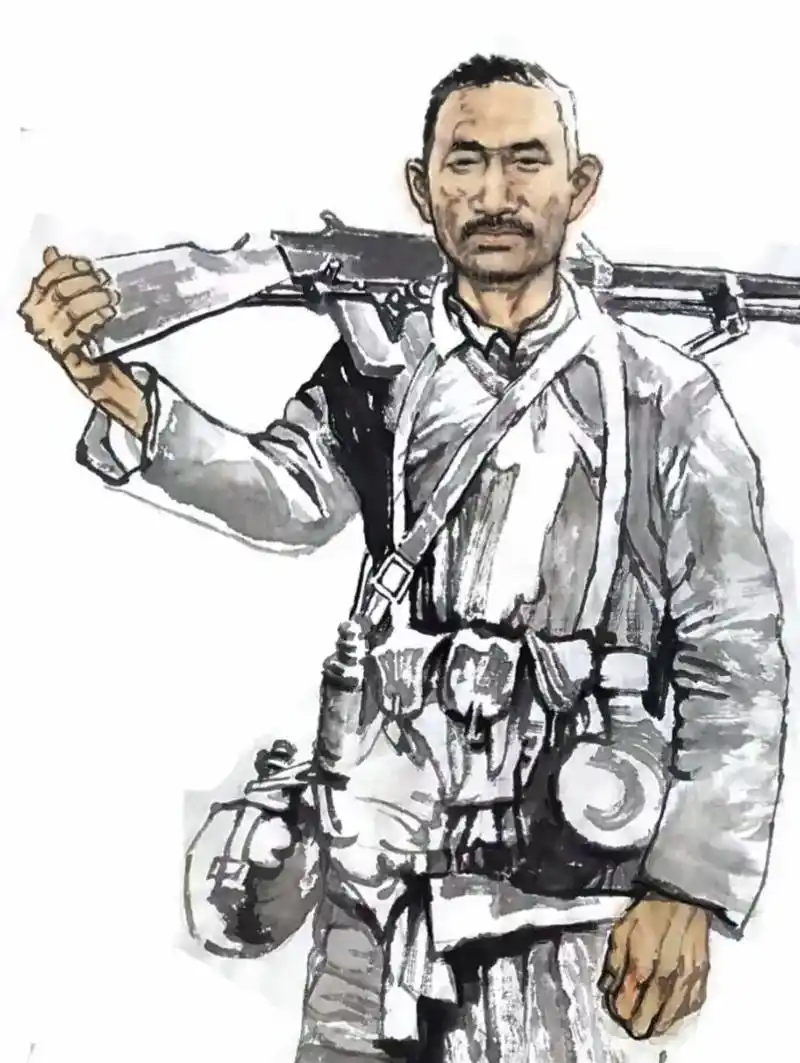 铁道游击队队员.2016年制已被收藏 #人物画#原创#画画 - 抖音