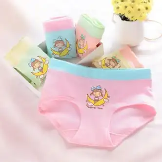 a类纯棉女童内裤春夏薄款314岁儿童内裤小女孩内裤三角学生短裤228混