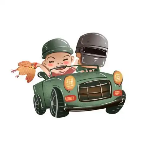 吃鸡游戏照片卡通图片