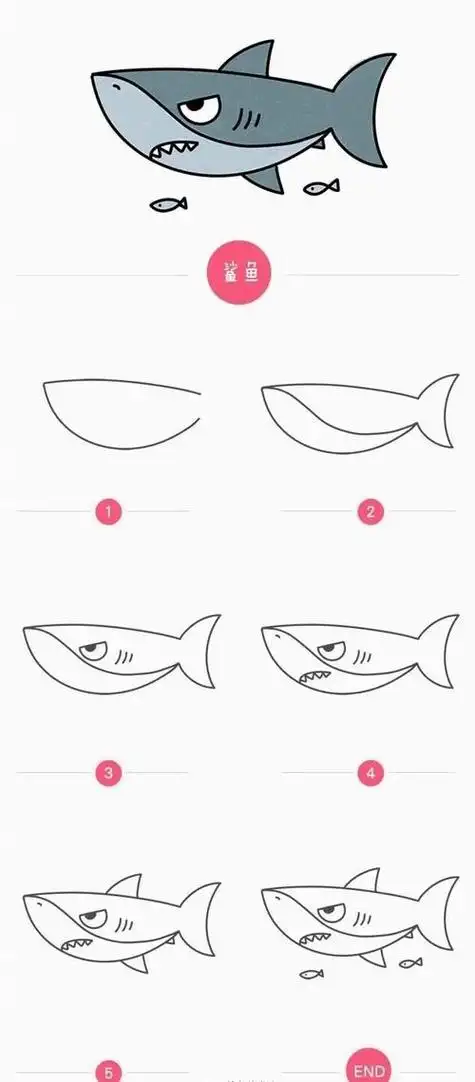 幼儿园海底世界简笔画动物大全简单儿童学画画简单的动物画图片大象的