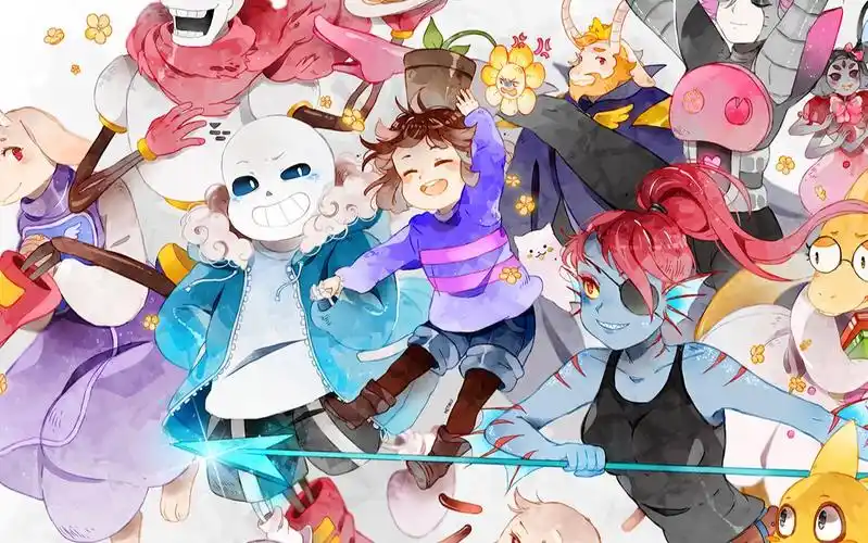 【传说之下】undertale和平线-真结局全流程实况(雪镇篇)_单机游戏