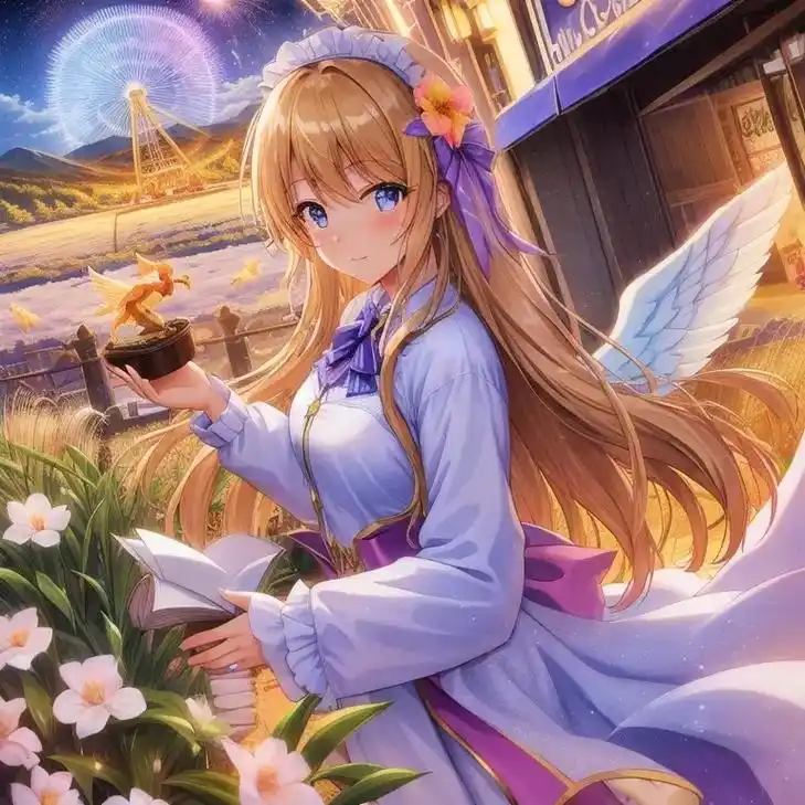 这幅治愈系二次元图片 - 抖音