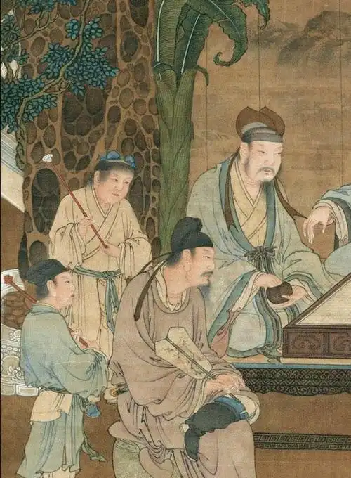 宋代人物画《十八学士图》