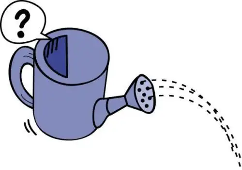 浇水的水壶简笔画