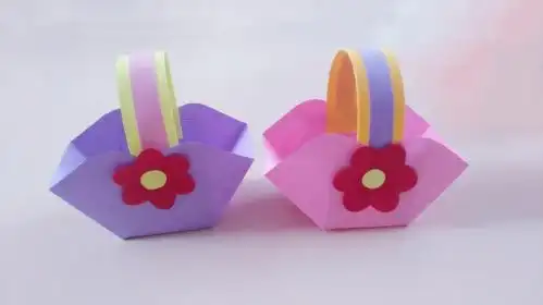 手工折纸花篮大全图片大全图片大全集