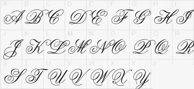 英文字母艺术字