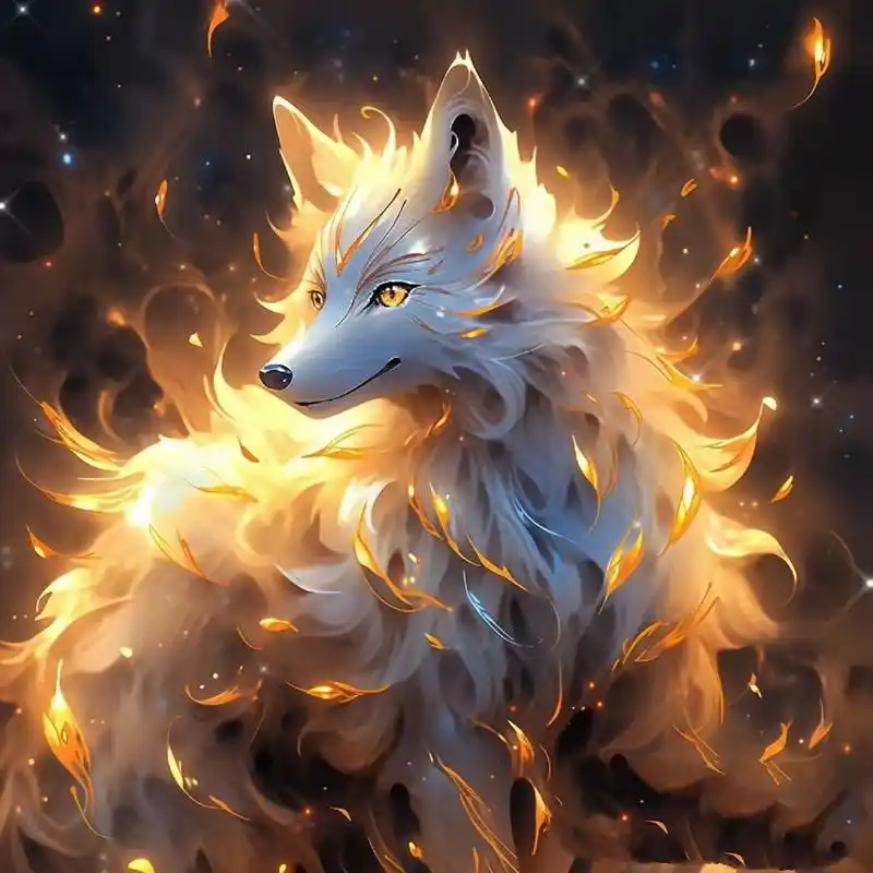 神兽系头像第三弹 神兽系头像之九尾狐