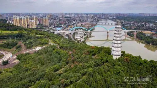 直升机航拍内江:亿像素聚焦成渝双城之"心"