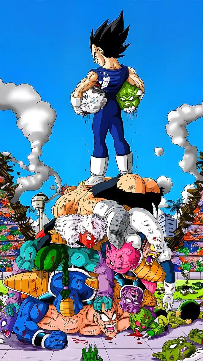 经典动漫|《七龙珠》高清4k手机壁纸:《龙珠》改编于漫画家鸟山明的