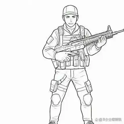 和平精英简笔画教程