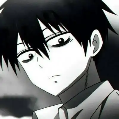 黑白男生头像动漫头像♡念七_男生头像_我要个性网