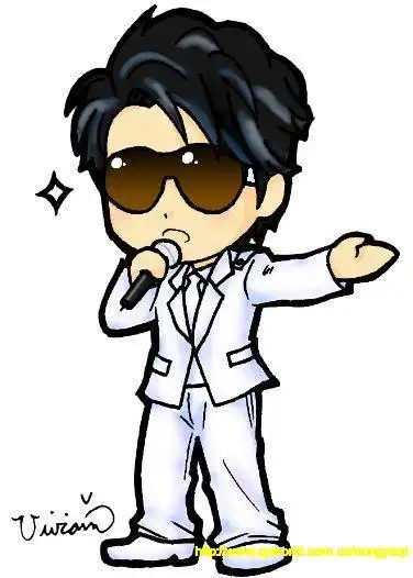 王力宏儿童简笔画