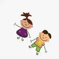 姐弟头像卡通萌 q版卡通可爱姐弟头像图_微信头像图片大全