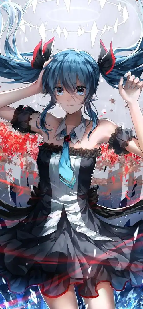 二次元女生壁纸 霸气 帅气 冷酷