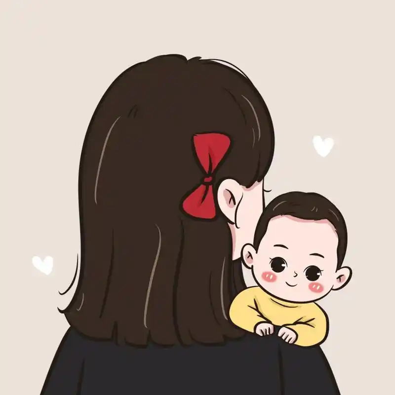 亲子情侣 好可爱的宝宝和妈妈背影头像,宝宝爸爸背影头像7815亲子