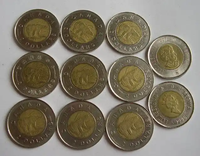 加拿大2加元双色币(大图展示)