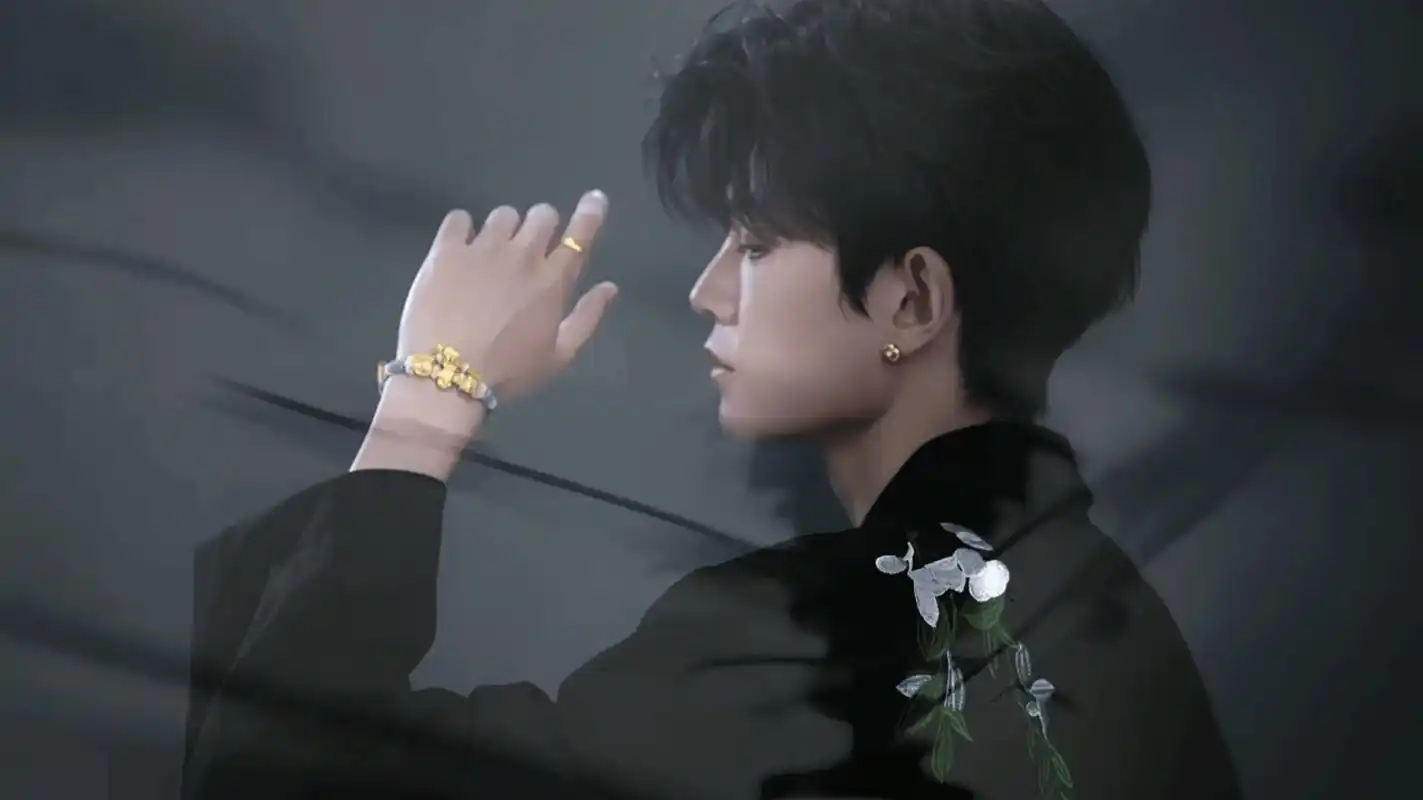 任嘉伦新中式西装.