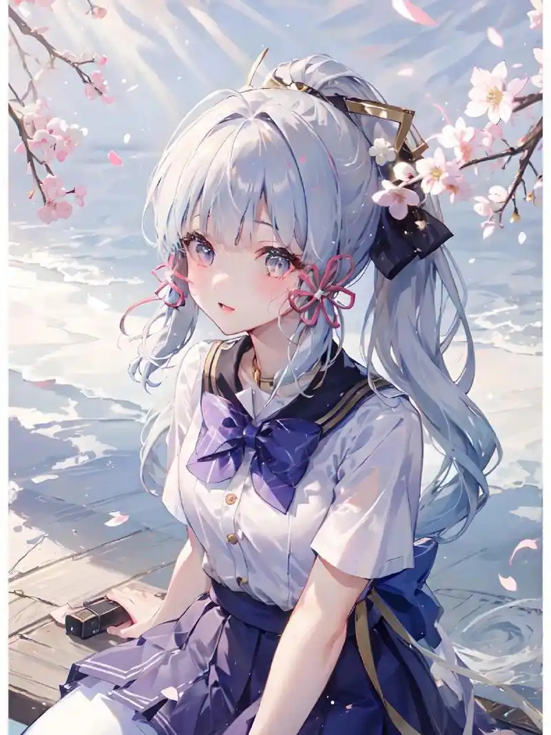 神里绫华jk制服 #从第几张开始心动# #初音未来# #动漫壁纸# #我爱二