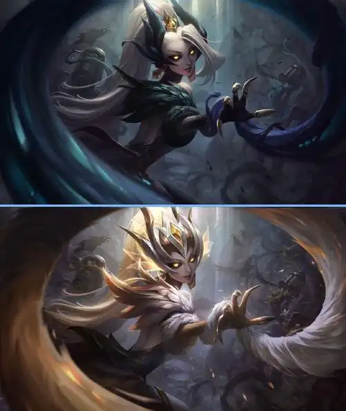 lol婕拉魔女皮肤普通版vs至臻版对比除了颜色似乎没太多差异