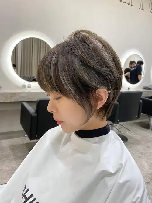 夏季短发潮流pick挑染