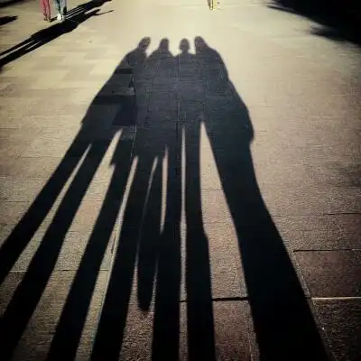 闺蜜 影子 摄影:sylvia