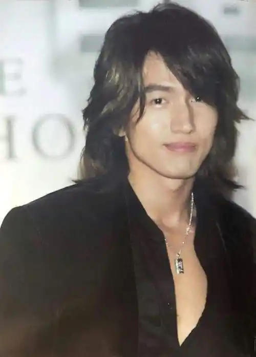 长发最好看的5位男明星,个个五官硬朗,野性又帅气_费翔_金城武_郑伊健