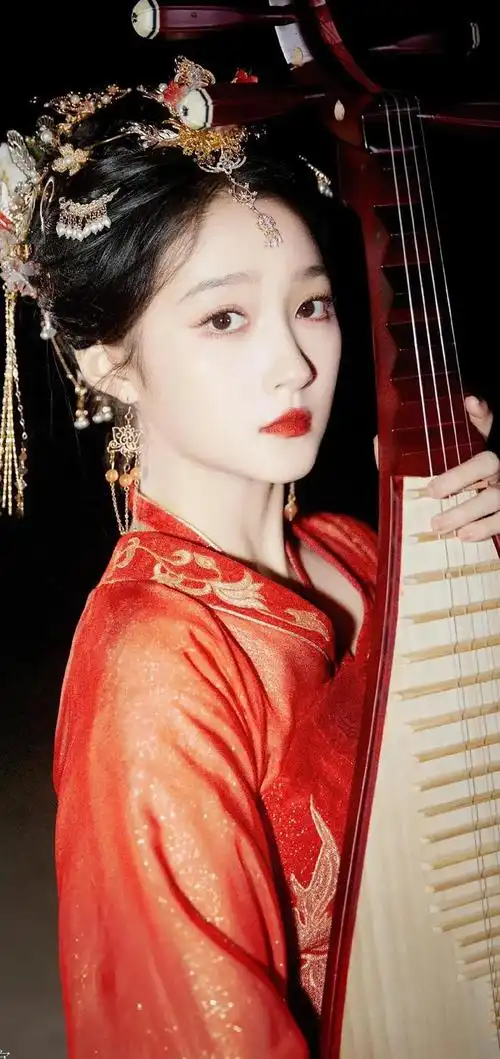 美女系列壁纸关晓彤古装造型很漂亮