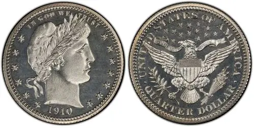 barber quarter pcgs #5696 images - pcgs