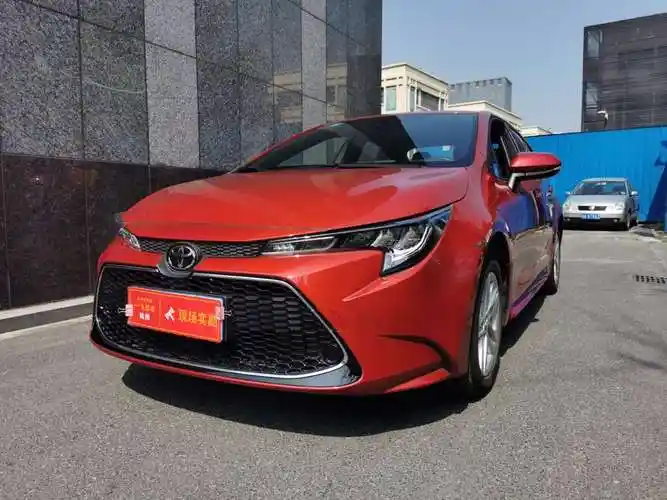 杭州2020年06月丰田雷凌2019款185tcvt进取版国v红色自动档