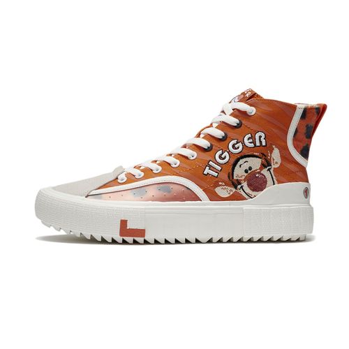 李宁休闲鞋男2022春季迪士尼联名跳跳虎运动鞋帆布鞋agcs33312