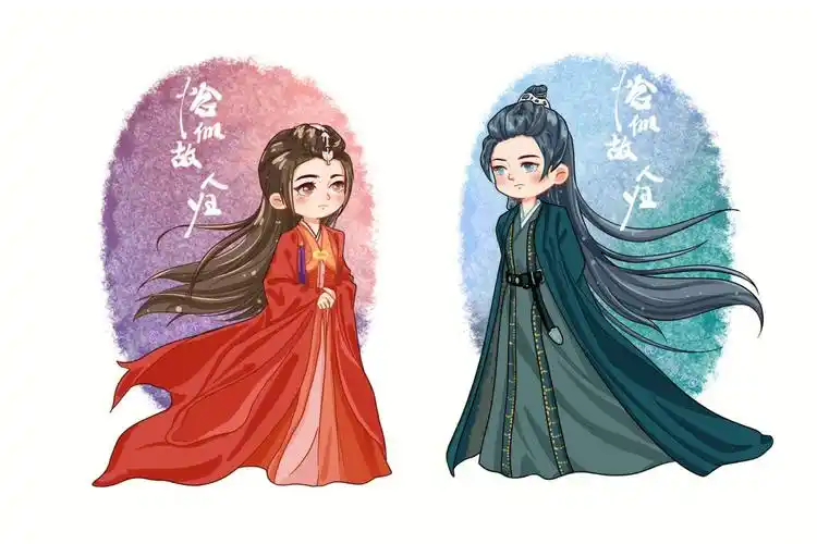 驭鲛记之恰似故人归  #q版人物  #绘画日常  #迪丽热巴恰似故人归