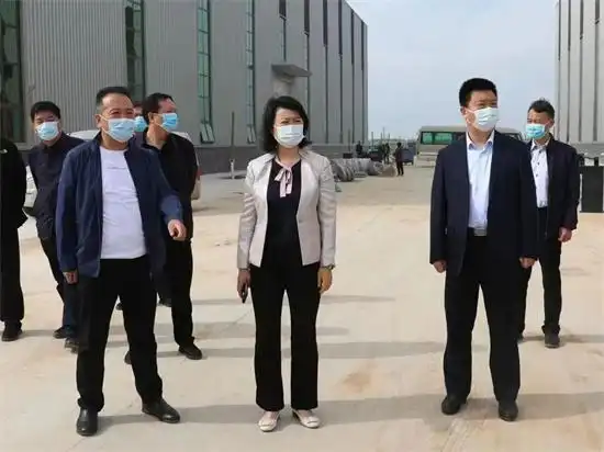 杨蕾不负春光全力以复开足马力推动项目建设加速奔跑