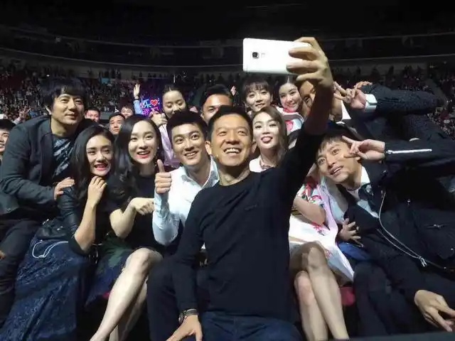 乐视手机发布会的明星合照