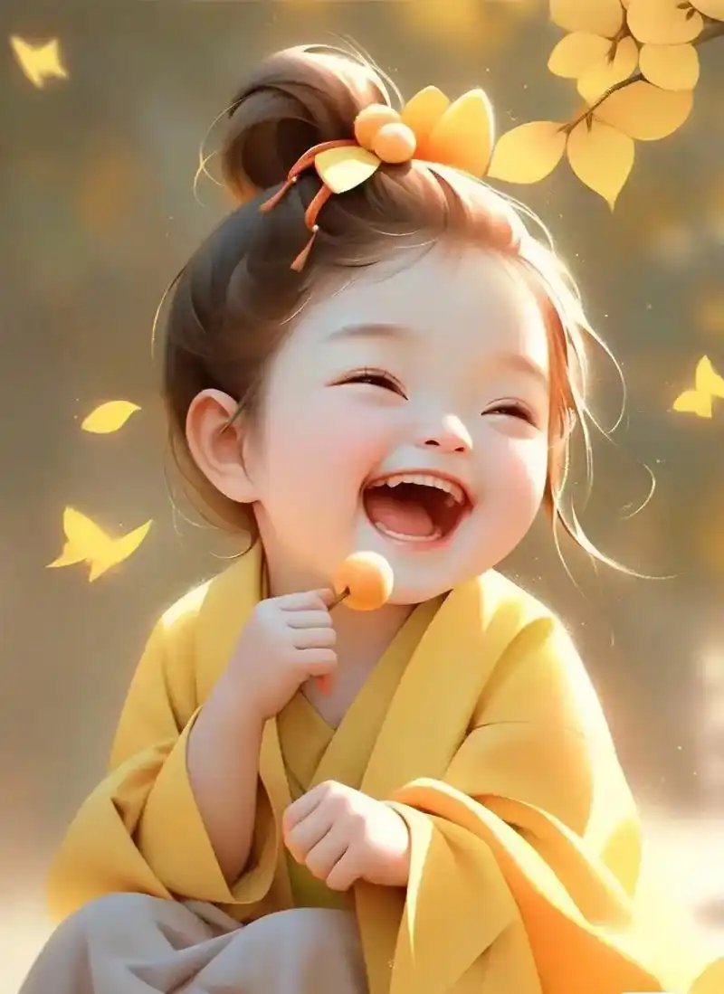 世界上最美的应该就是笑容——治愈系#最纯真的笑容 #萌娃漫画 - 抖音