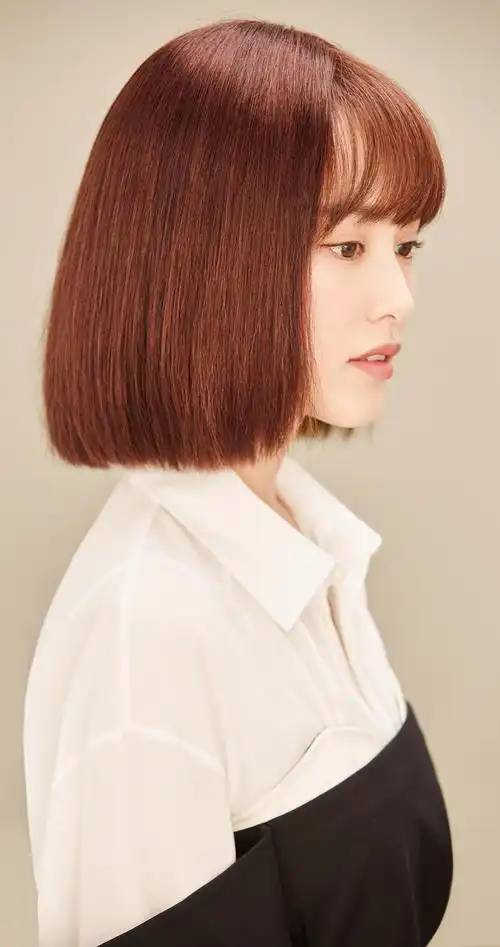 唐嫣短发造型美图